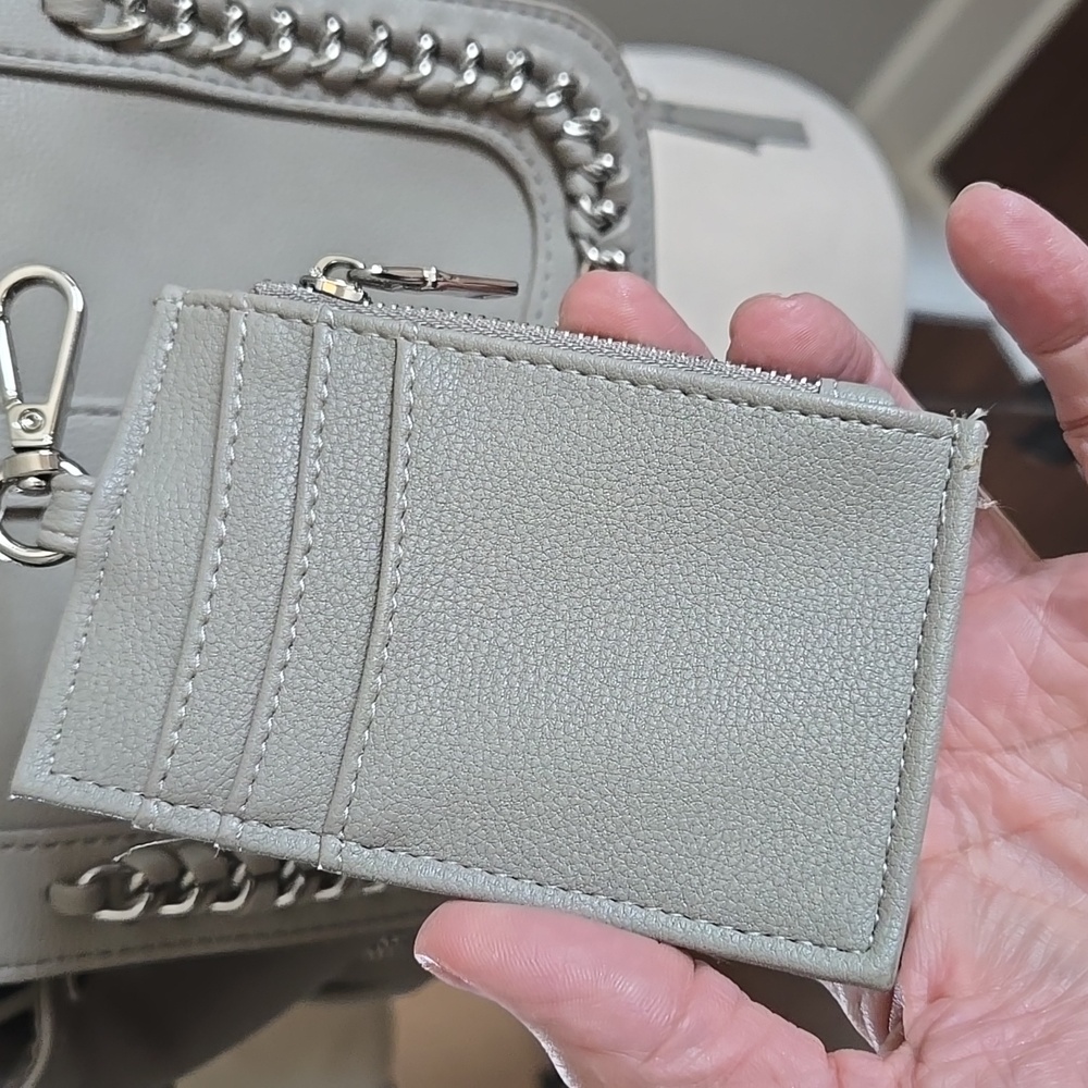 House of Harlow 1960 Taupe W/ Silver Details Backpack - Picture 3 of 3
